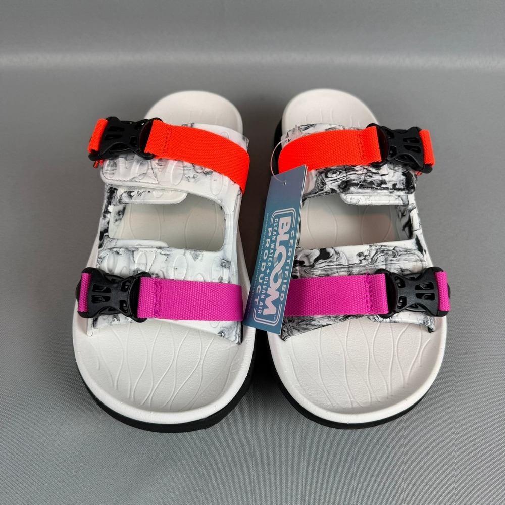 Merrell Hut Ultra Wrap Sandals Mens Size 13 White Black Slip-On J006191 New NIB - Picture 5 of 9